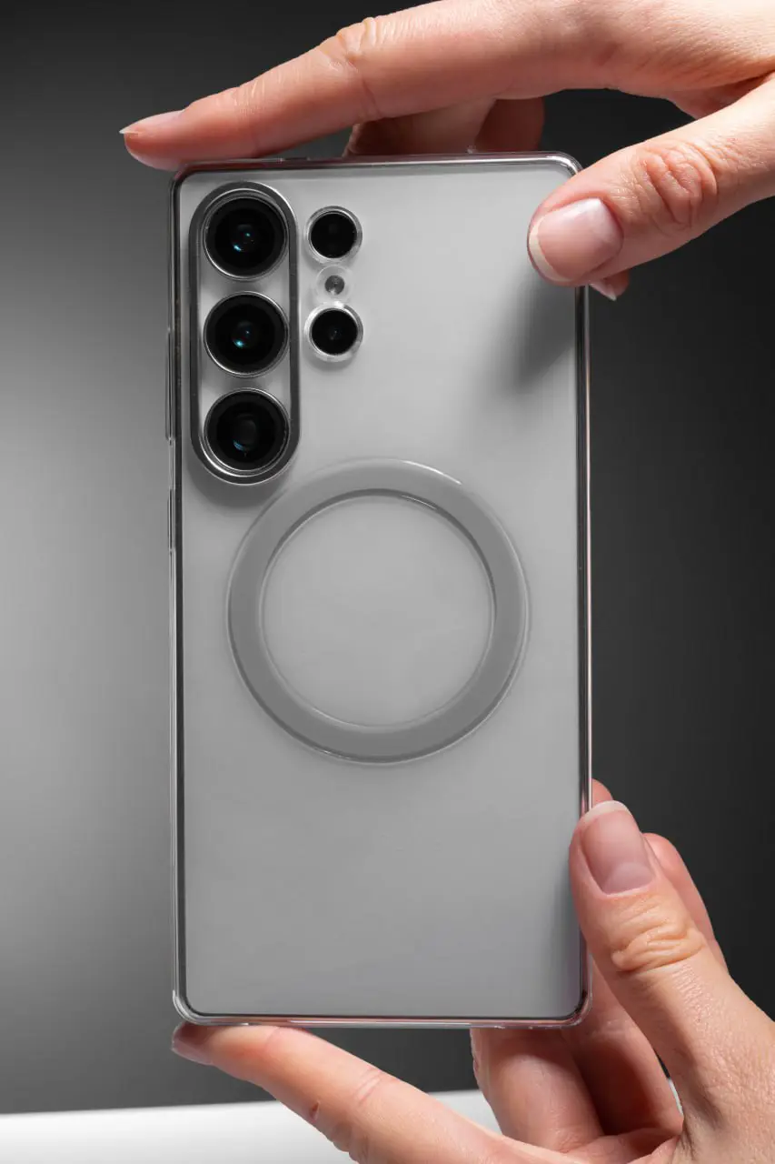 Чехол PC Clear Magnet Case (AAA) with Magnetic Fit для Samsung Galaxy S25+, Пластик, купить оптом с доставкой
