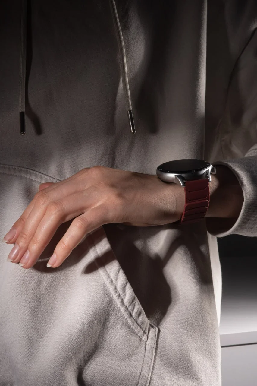 Ремешок Dual-color Magnetic для Xiaomi Mi Band 9/8/10, Силикон (TPU), купить оптом с доставкой