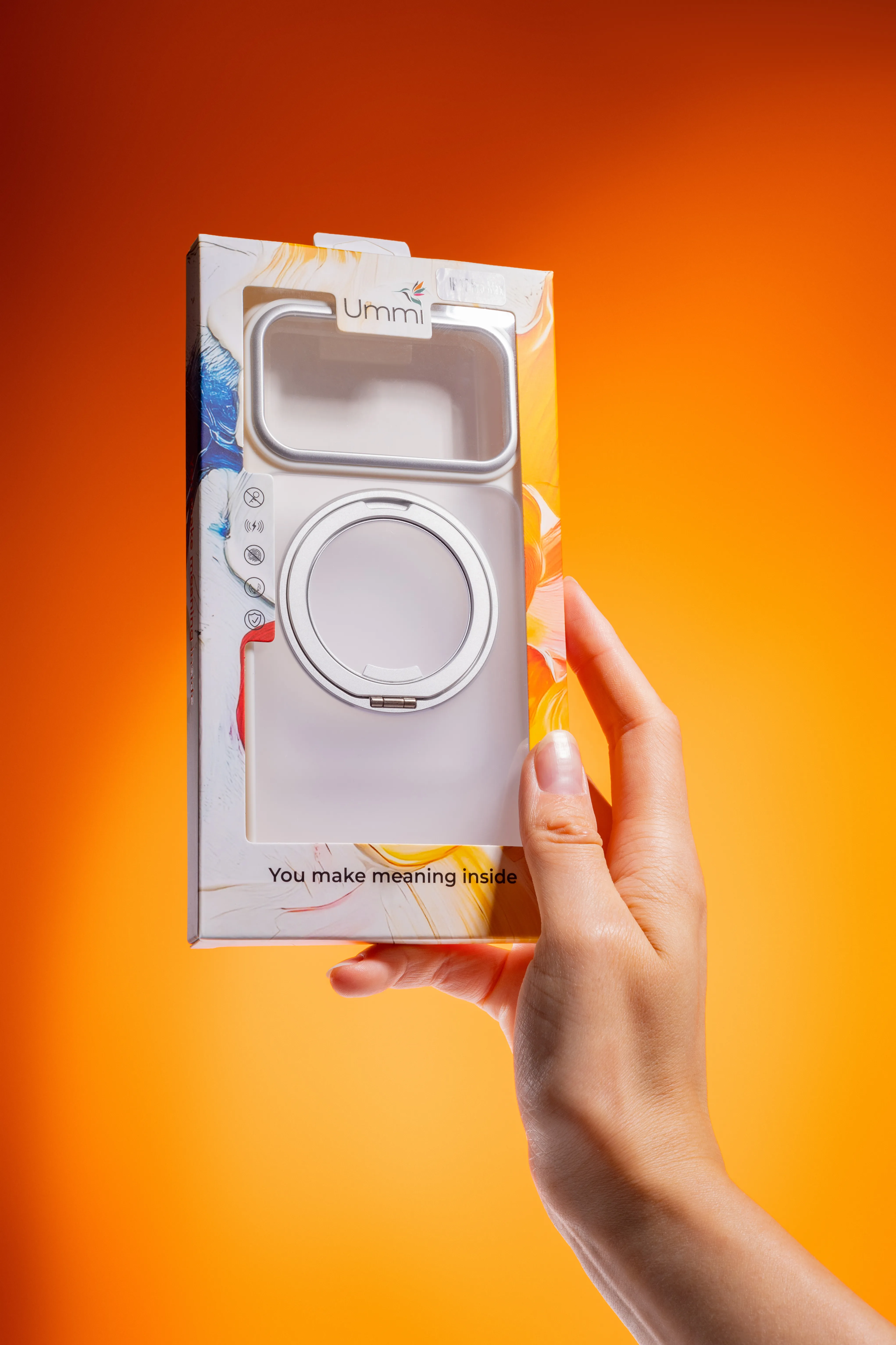 Чохол Ummi Stylish with MagSafe Ring для Apple iPhone 17 Pro Max (6.9"), TPU+PC, купити оптом з доставкою