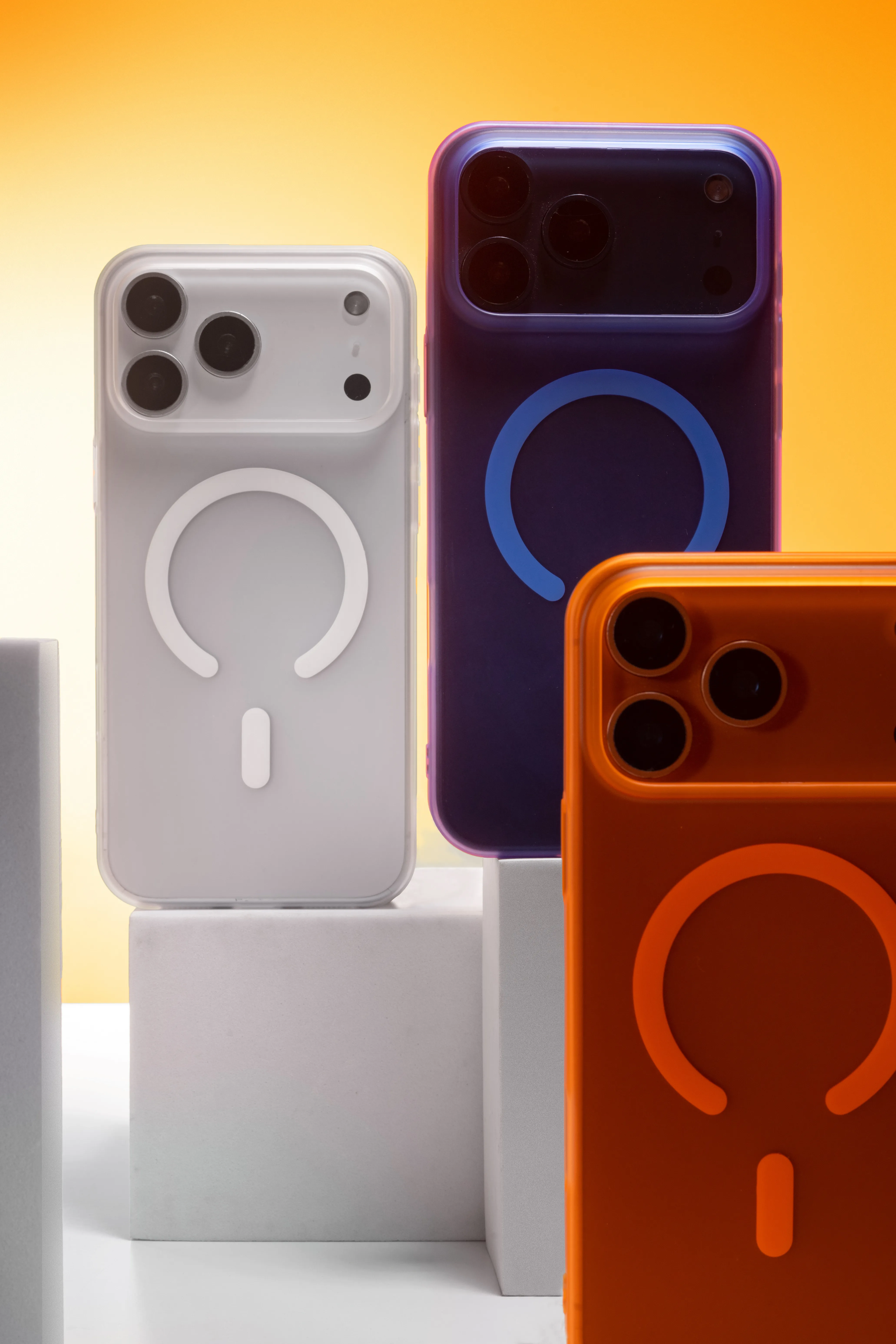 Чохол PC Matte Color with Magnetic Fit для Apple iPhone 15 Pro Max (6.7"), Пластик, купити оптом з доставкою
