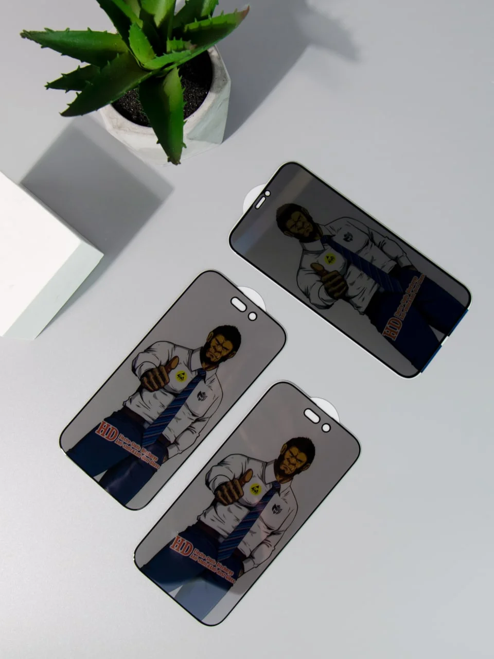 Защитное стекло Privacy 5D Anti-Static (тех.пак) для Apple iPhone 17 Pro Max (6.9"), Закаленное стекло, купить оптом с доставкой