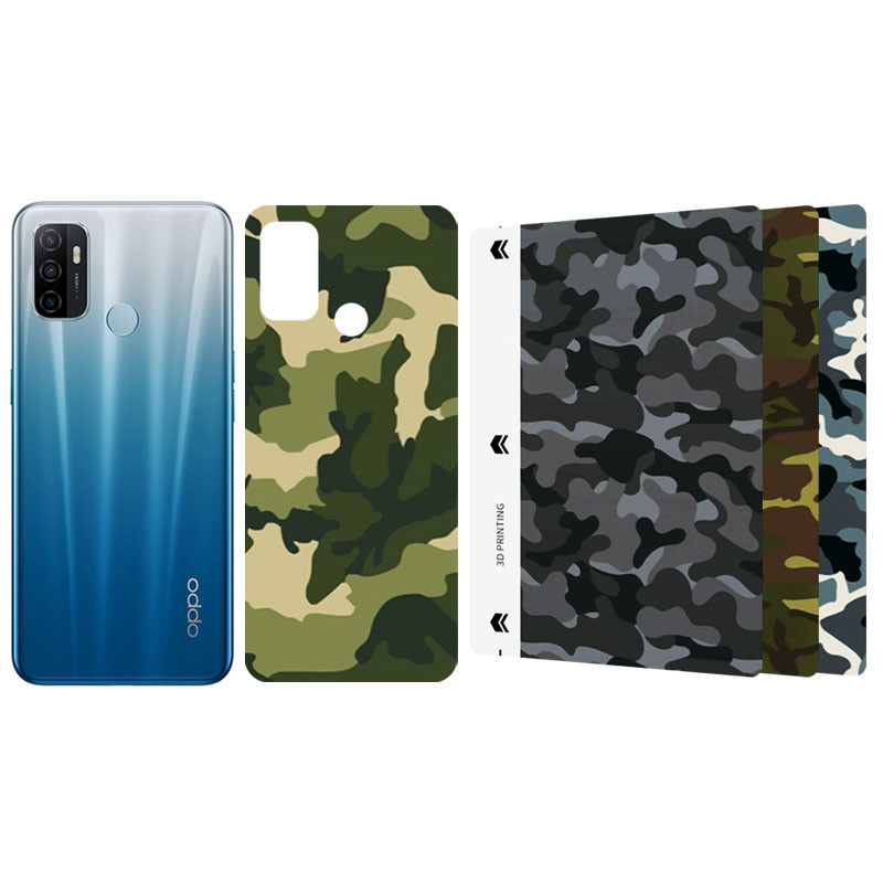Защитная пленка SKLO Back (тыл) Camo (тех.пак) для Oppo Reno 3 5G, Бронированная пленка, купить оптом с доставкой