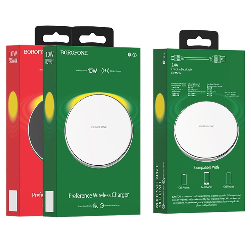 БЗП BOROFONE BQ3 Pro 15W 1, купити оптом з доставкою