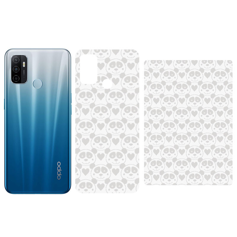 Защитная пленка SKLO Back (тыл) Transp. (тех.пак) для Oppo Reno 5 Lite, Прозрачный / Панды, Бронированная пленка, купить оптом с доставкой
